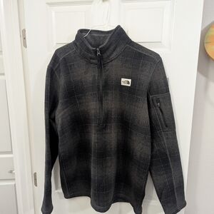 The North Face Men's Charcoal Zip-Up Sweater